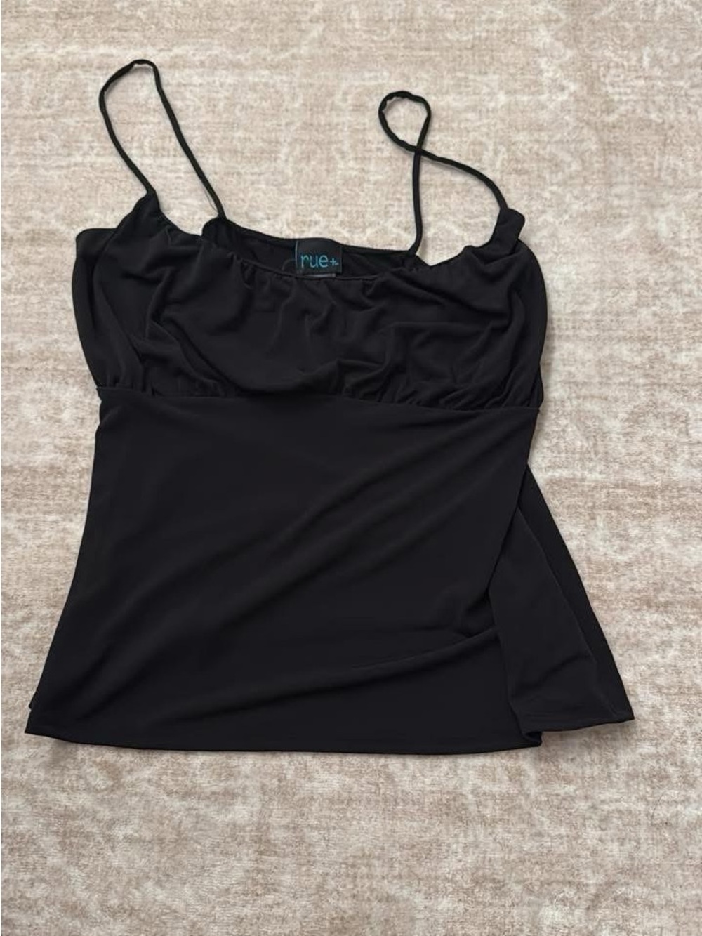 Black Spaghetti Strap Tank Top